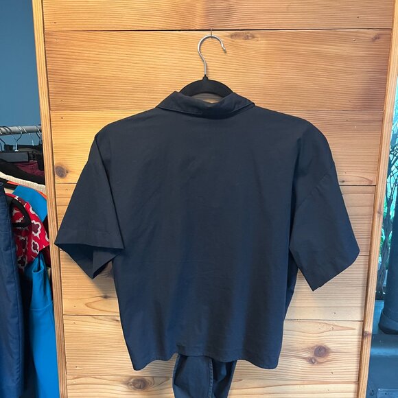 Banana Republic Black Tie-Front Top - Picture 8 of 8